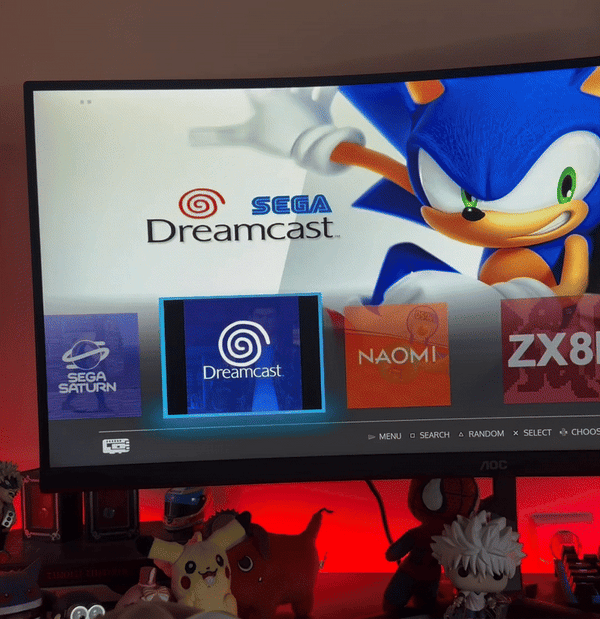 Retro Game Hub Console